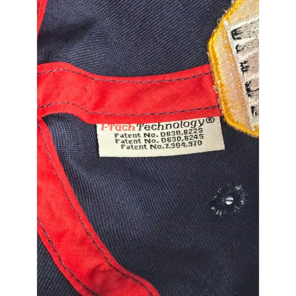 J Brem Atlanta Braves NAPA Baseball Hat | Adjustable Strapback | Blue Red